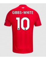 Moške Nogometnih dresov Nottingham Forest Morgan Gibbs-White #10 Domači 2024-25 Kratki rokavi